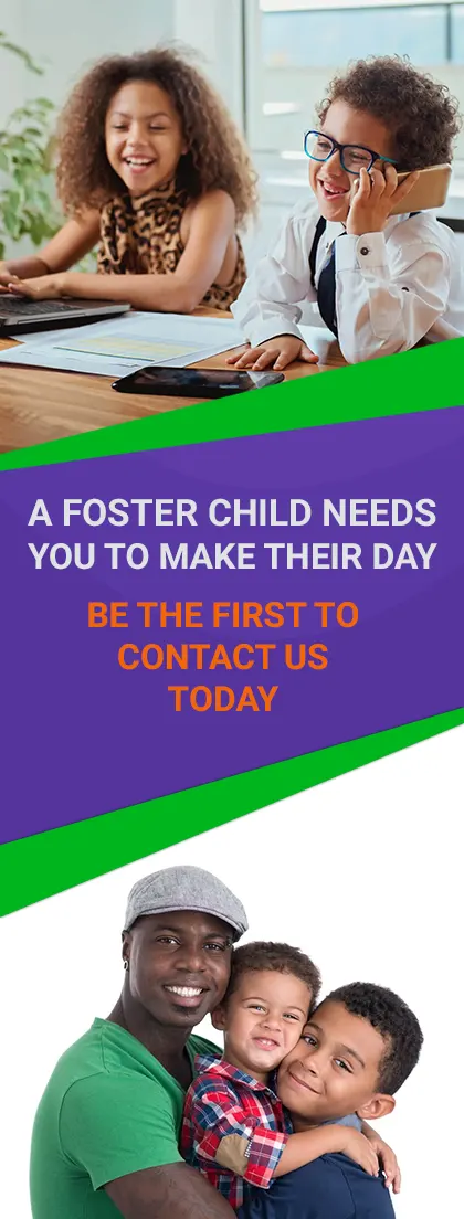 Contact us to learn more about fostering a child